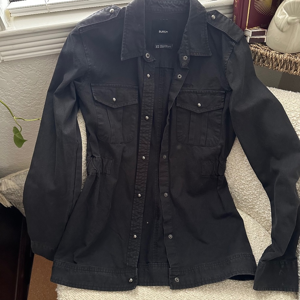 Black Jacket Button Up - Like New!